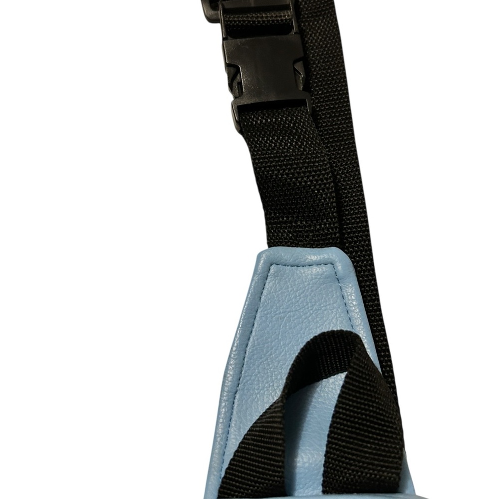 Light Blue Crossbody Mini Backpack for Women - Picture 7 of 8
